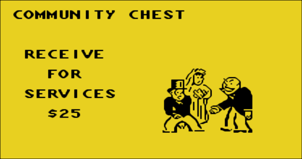 collect for services rendered