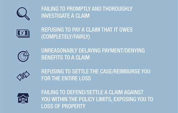 Insurance Bad Faith Examples