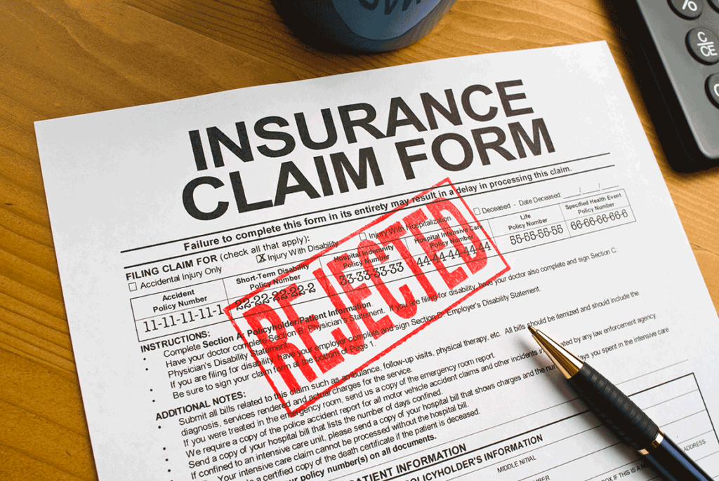 Insurance Claim Rejected in Bad Faith