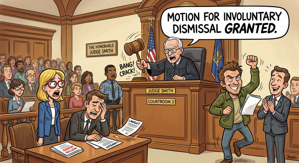 Judge Smith lays down the law and granted involuntary dismissal
