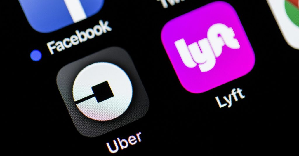 uber and lyft mobile apps